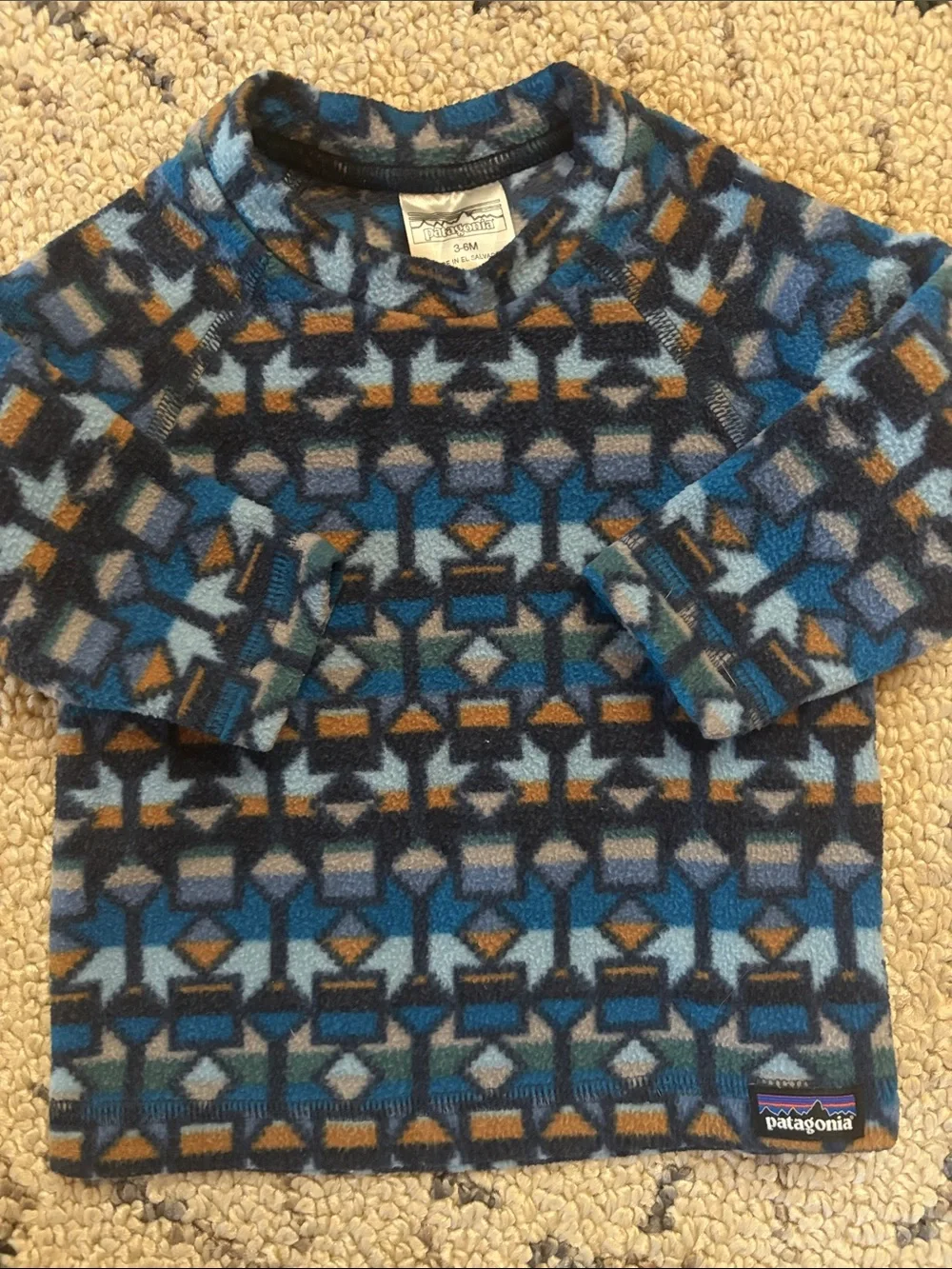 Patagonia Kids fleece base layer (3-6m)